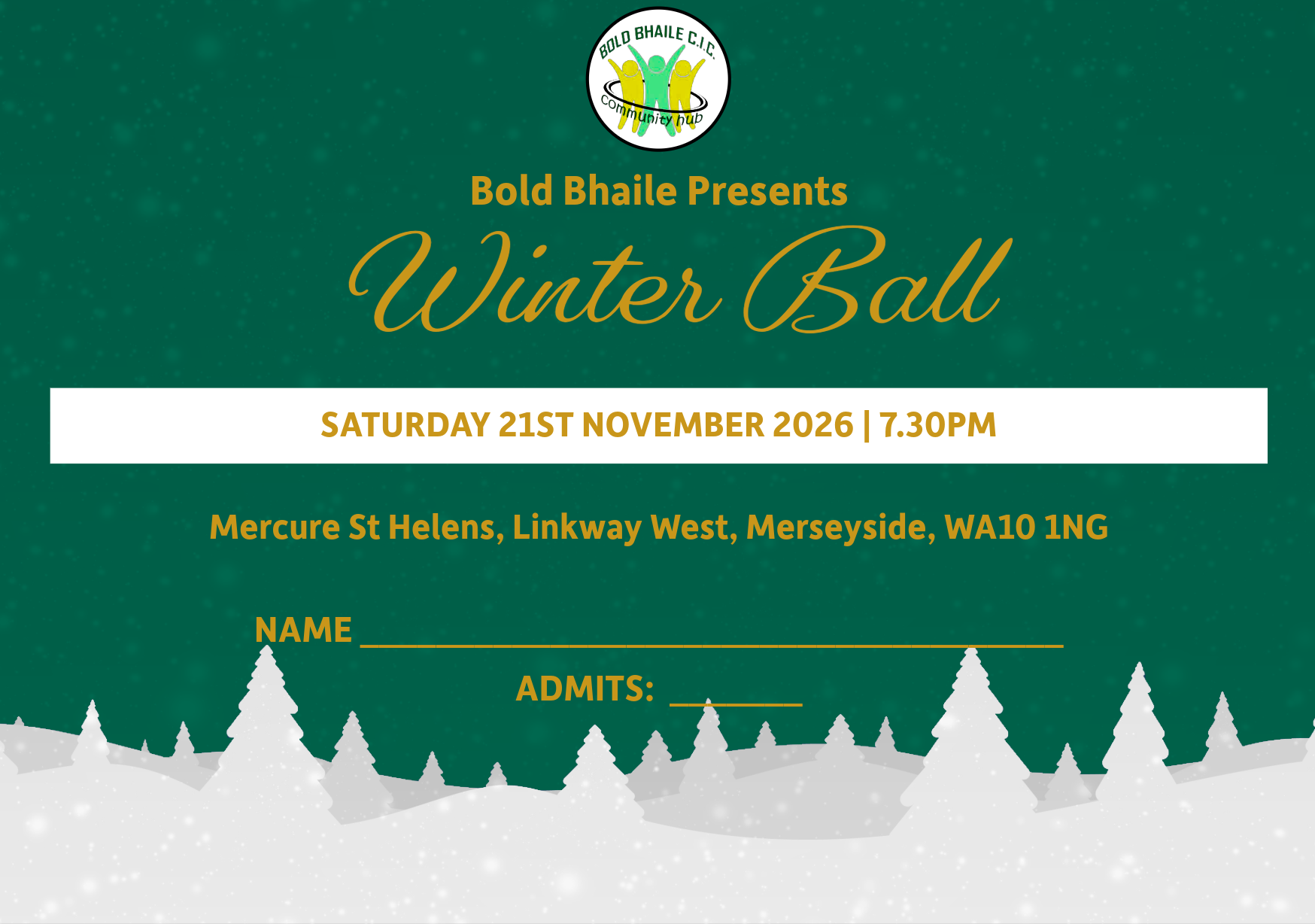 Bold Bhaile CIC Charity Ball